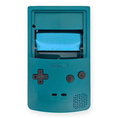 Hispeedido USB-C IPS Gehäuse Set für Game Boy Color Lake Blue Shell GBC Blue
