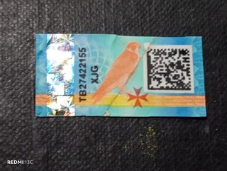 MALTA EXCISE DUTY LABEL