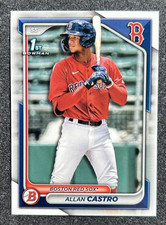 2024 Bowman #BP-14 Paper 1st Bowman Allan Castro Boston Red Sox