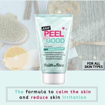Faith in Face AHA Peel So Good Skin Renewal Peeling Gel, Deep Clean Facial Scrub
