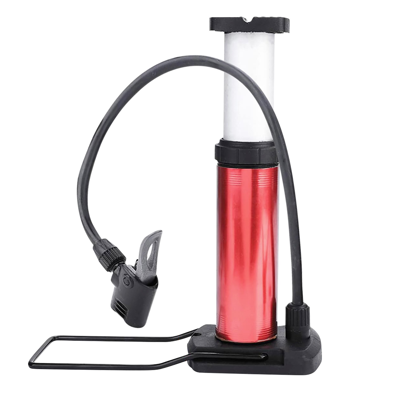 Pompe à pied Avizar rouge 100 PSI pour sorties vélo et loisirs extérieurs