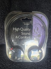 JVC Stereo Wired Headphones Black Flat  Foldable HA-S140-B