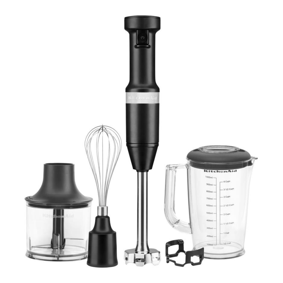 KitchenAid 5KHBV83EBM Mixeur plongeant noir mat Garantie officielle KitchenAid