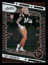 2024 Panini Absolute #101 Casey Washington RC Rookie Retail Atlanta Falcons