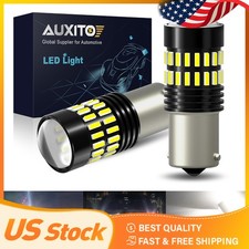 AUXITO Super Bright LED P21W 1156 Reverse 7506 Light Backup White Lamp 2PC 6000K