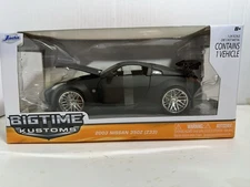 JADA BIGTIME BTK 2003 NISSAN 350Z MATTE BLACK 1:24 DIECAST MODEL 96810 #31