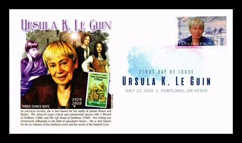 PANDA CACHET US COVER URSULA K LE GUIN FIRST DAY OF ISSUE