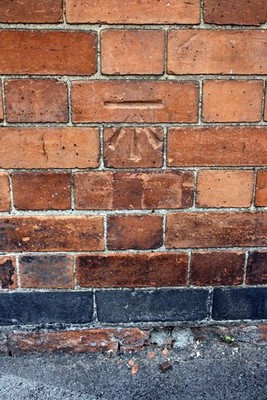 Foto 6x4 Benchmark auf #2 Victoria Street Newark-on-Trent Ordnance Survey c2016