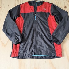 The North Face Rain Jacket Boys XL Gray Orange DryVent Shell