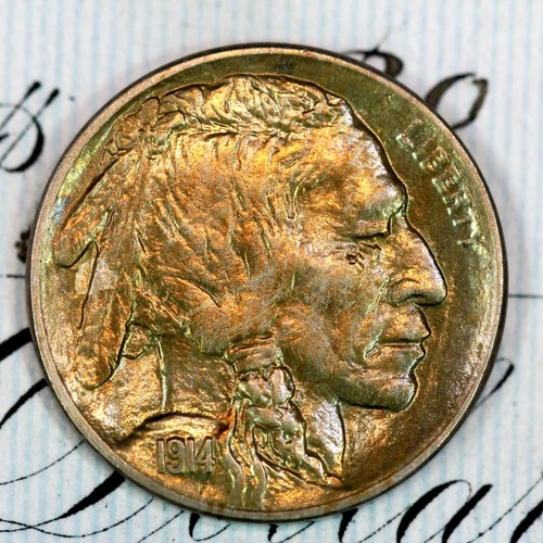 * 1914-S * SUPERB+ GEM BU MS BUFFALO NICKEL * FROM ORIGINAL COLLECTION