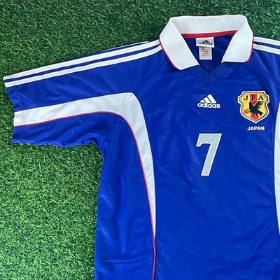 99-00(H) 日本代表　ユニフォーム　半袖　デッドストック Hidetoshi Nakata - Japan 1999 2000 Official Home Jersey Shirt Kit