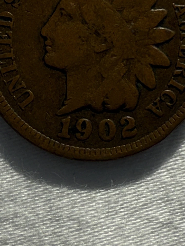 🔥 🔥ULTRA RARE 1902 Indian Head 123 YEARS OLD !!! —  COLLECTORS COIN —- 🔥 🔥  - Image 3 of 4