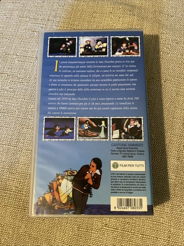 I Viaggi Di Gulliver (1939) VHS CVC EDIZIONE SPECIALE RESTAURATA - Foto 4 di 5