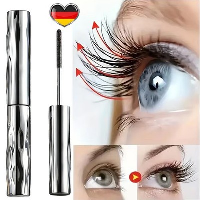 Iron Wand Mascara, Metall-Mascara-Stab, 4D Curling Eyelash Iron Wasserfest HOT