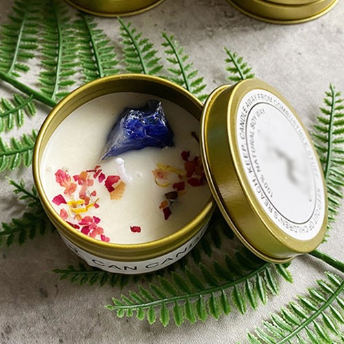 Dry Flower Crystal Stone Aromatherapy Candles For Bath Healing Spa-lavender UK6 - Picture 14 of 16