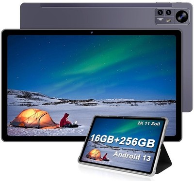 AOCWEI Tablet 11 Zoll, Tablet 256 GB Speicher Android 13 5G WLAN, 16GB RAM