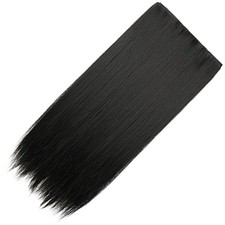 Clip In Hair Extensions Synthetic Straight Hair Piece For Women Style