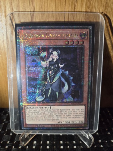 Chamberlain Dragonmaid RA04-EN032 QCSCR Yu-Gi-Oh Karte  💯 Boosterfrisch 