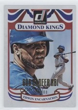 2014 Donruss Diamond Kings Gold Career Stat Line /400 Edwin Encarnacion #209 1s7