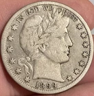 1899-O Barber Half Dollar Fine Details LIBERTY Mostly Visible