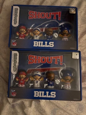 Fisher Price Little People 2023 Buffalo Bills SHOUT! Josh Allen, D. Knox, Miller