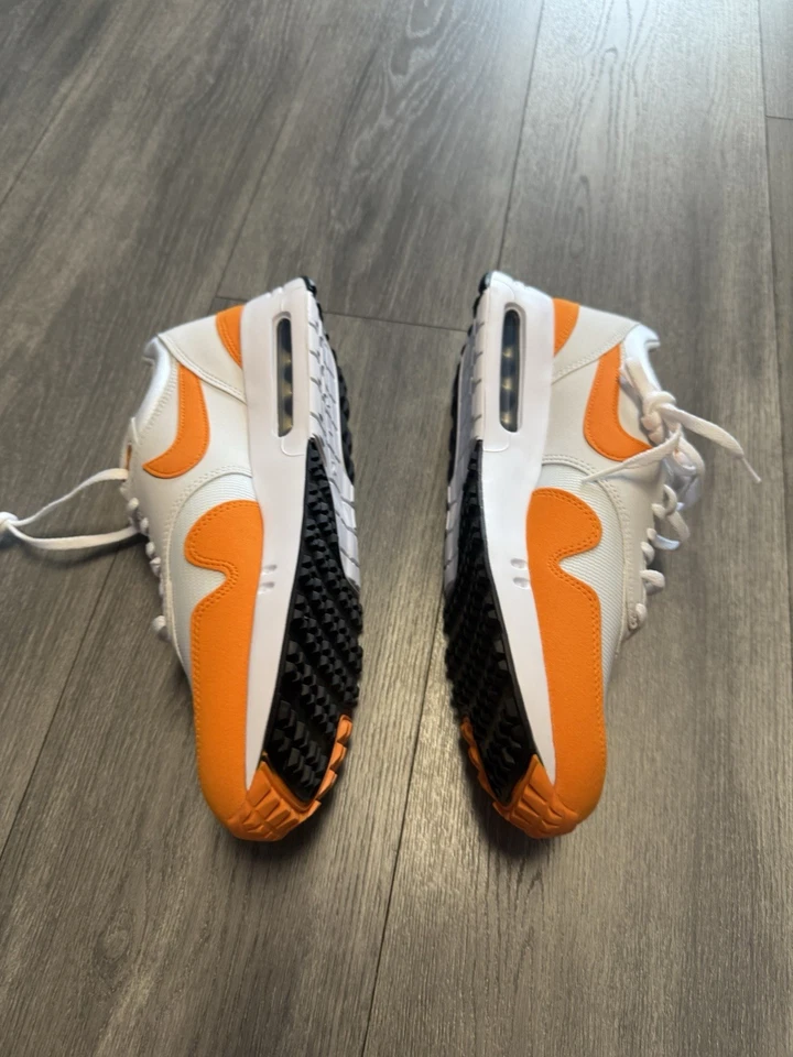 Nike Air Max 1 86 OG G Golf Shoe White Ceramic Orange DV1403-118 Men’s Size 8 - Image 3 of 4