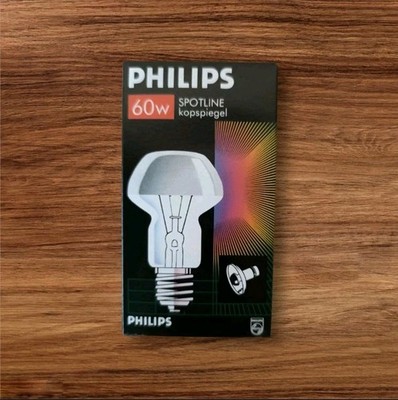 Philips Glühbirne NR63 60W E27 Kopfspiegel Reflektor Silber Glühlampe 60 Watt