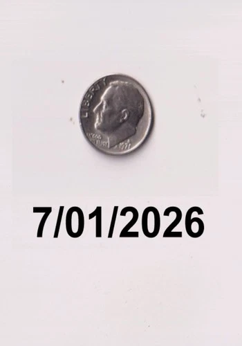 1971-D Roosevelt Dime — photo from the most recent tracked eBay sale