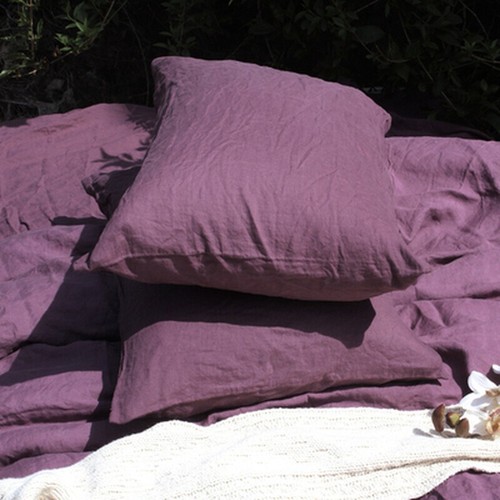 Natural Linen Pillowcases Pure Flax Shams White Pillow Slip Cushion Cover Case - Picture 25 of 27