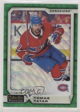 2018-19 O-Pee-Chee Platinum Emerald Surge 9/10 Tomas Tatar #49 0c3