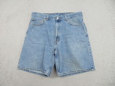Levis 550 Shorts Mens 36 Blue Stone Wash Relaxed Fit Denim Bermuda Casual