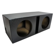 Car Audio Bed Lined Ported Dual 15 Sub Box Stereo Speaker Subwoofer Enclosure