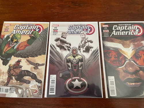 CAPTAIN AMERICA: SAM WILSON #17 18 19 2016 1ST APP RAYSHAUN LUCAS/PATRIOT