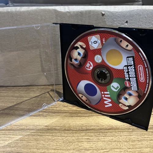 New Super Mario Bros. (Nintendo Wii, 2009) Disc only 
