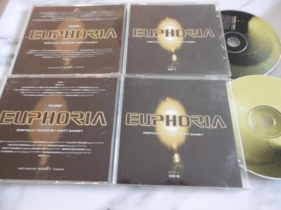 PURE EUPHORIA LEVEL 4 2 CD MIXED BY MATT DAREY ORBIT MOBY SASH! TIESTO DARUDE