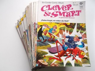 37 Stück Clever und Smart Softcover Album Sammlung 1.Auflage Schlechte Zustände