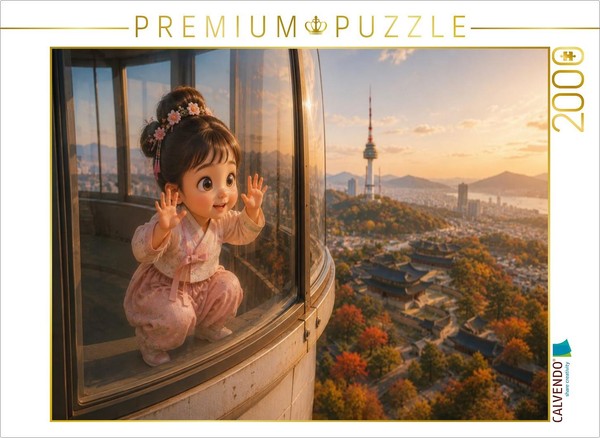 Calvendo Puzzle Autumn Magic In Seoul | 2000 Pieces, Finished Size 35.4 × 26.4 I-image