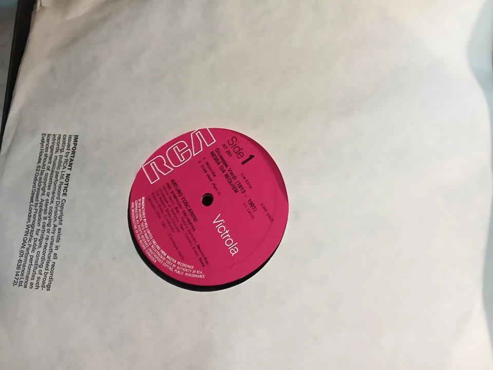 **Coffret 2x33T – Verdi : Messa da Requiem* Label : RCA – Toscanini Edition - Photo 3/3