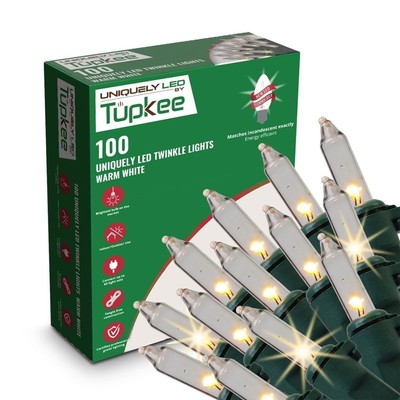 Christmas Uniquely LED Twinkle Lights   Matches Incandescent Exactly - 14 of...