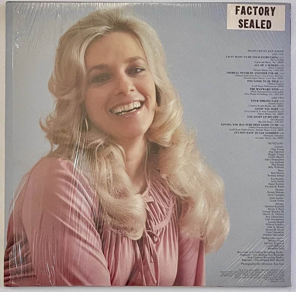 CONNIE SMITH - New Horizons - Vinyl Lp -1978 Monument Record MG7624 SHRINK Cover - Image 2 of 4