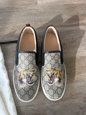 Gucci Men’s Tiger Slip-On Loafers