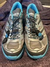 Hoka One One Mafate Speed 2 Mega Grip Shoes Womens Size 8 Blue 20109 030