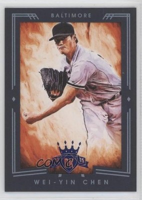 2015 Panini Diamond Kings Blue Framed 65/99 Wei-Yin Chen #141 0s55