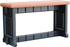 Leisure Accents 36"x20" Bench (Redwood/Black)