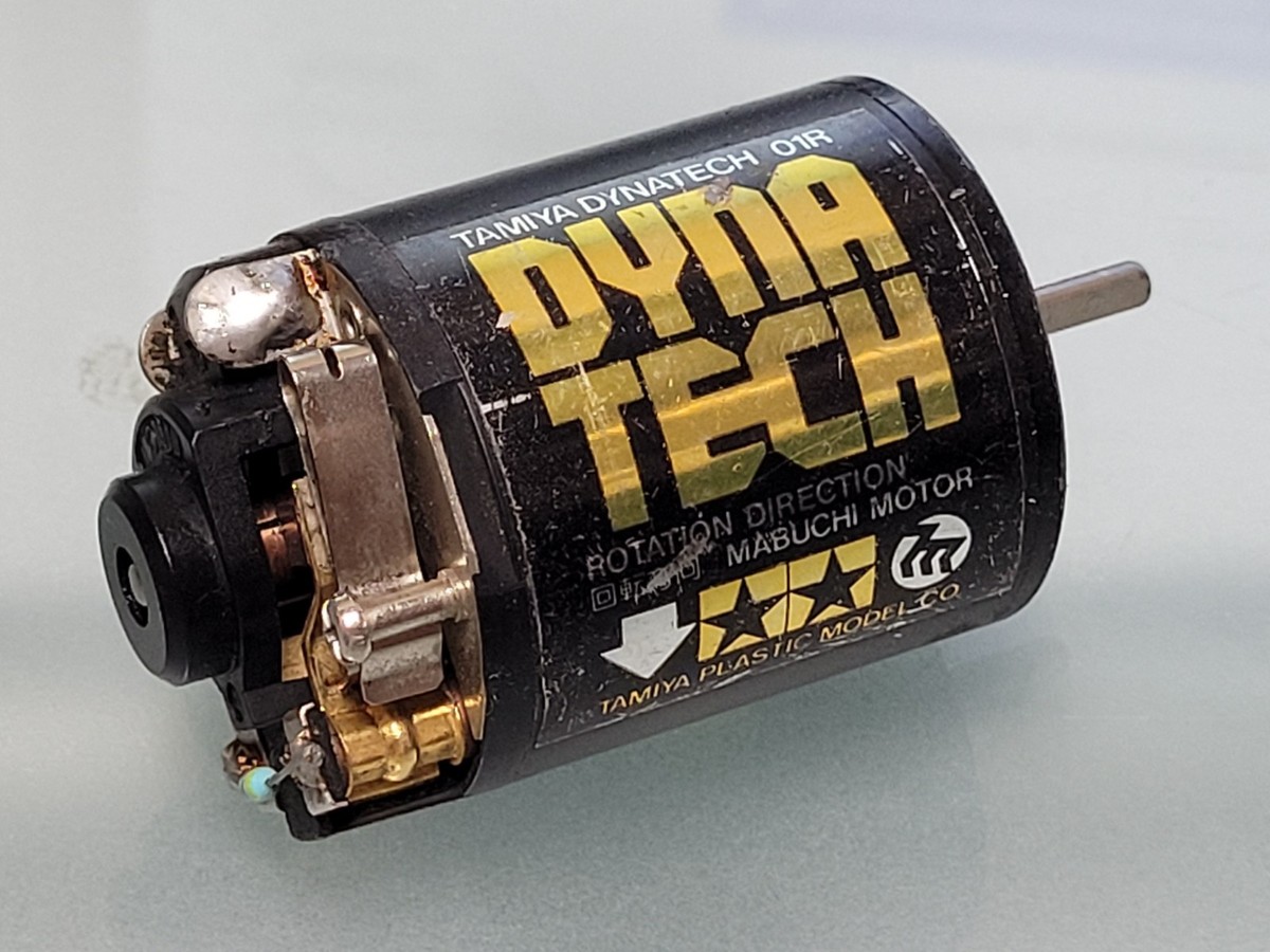 Used Vintage Tamiya Dynatech 01R Hop-Up OP.1 53001 Brushed Mabuchi