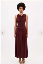 Ulla Johnson Women's Flora Dress Size 2 Burgundy