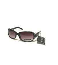 New Women Sunglasses Revlon Black w/ Flowers