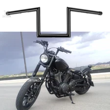 For Yamaha Bolt XVS950 C/ R Spec Motorcycle 1" inch 25mm Handlebar Black 8" Rise