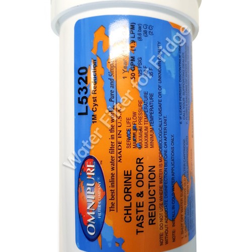 Genuine L5320 Omnipure Water Filter to suit CARAVAN/RV| 1 micron RV 100-053 1878 - Picture 4 of 6