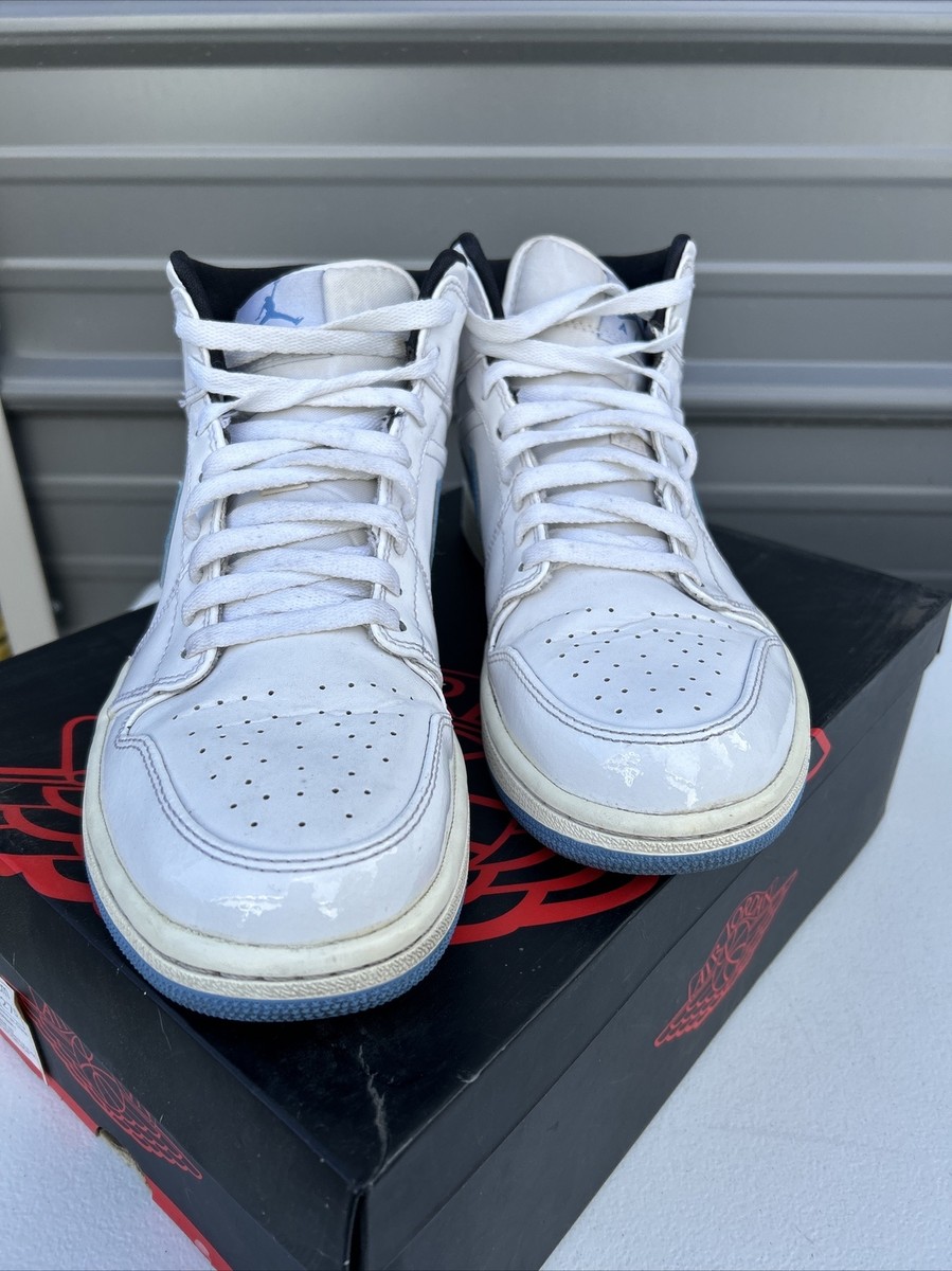 Nike Jordan 1 Retro Mid Legend Blue UNC 2014 Mens Size 9.5 | eBay
